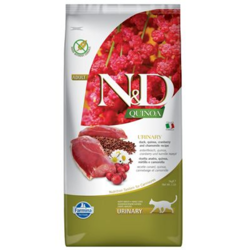 Сухий корм Farmina N&D Urinary для дорослих котів, профілактика сечокам яної хвороби, качка, кіноа, журавлина 5 кг - фото 1 - id-p2583655631