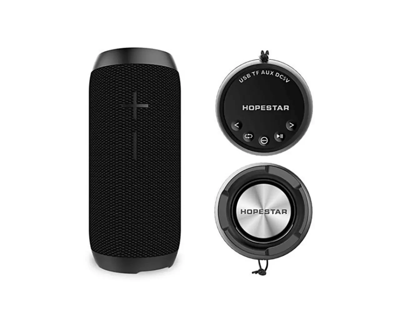 Колонка портативна Bluetooth-колонка Hopestar P7 Black, фото 1