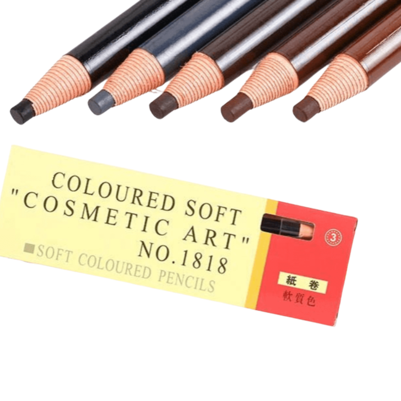 Олівець для татуажу брів Cosmetic art 1818 світло-коричневий
