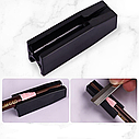 Точилка кут 2 в 1 для олівців, що самозаточуються, чорна, фото 2