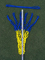 Баскетбольна сітка Тренувальна Sport (д.4,5мм) Жовто-синій