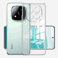 Прозрачный силиконовый чехол для Xiaomi Redmi Note 14 Pro 5G