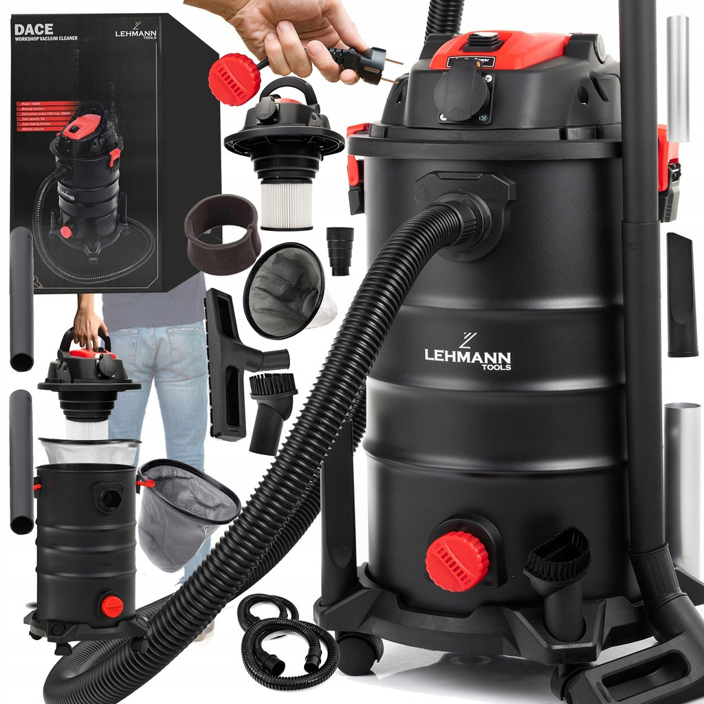 Промисловий пилосос Lehmann Dace (3600W, 30 L)