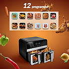 Аерофритюрниця двокамерна Lehman Taste 9 л Wi-Fi, фото 8