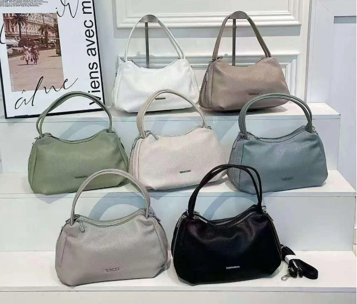 Сумка жіноча на два відділення з довгим ремінцем зі штучної шкіри у різних кольорах Fedya, фото 1