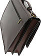 Мужской портфель из натуральной кожи Rovicky AWR-2-2 коричневый, фото 6