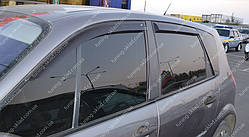 Вітровики вікон Рено Сеценік 2 (дефлектори бічних вікон Renault Scenic 2)