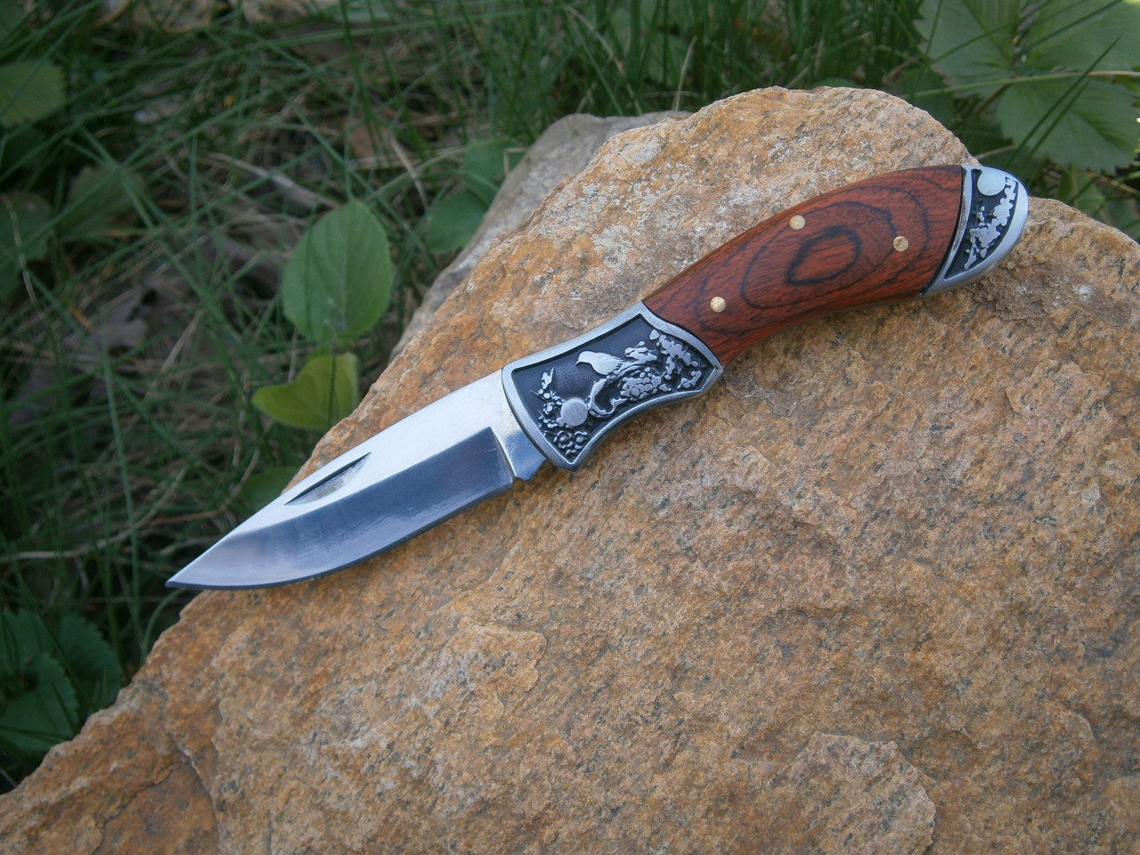 Ніж кишеньковий складаний Mini Goldfinch "Щиглик" D-101 в чохлі / 16,5 см