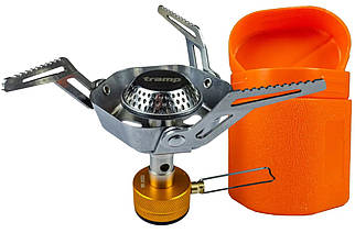 Газовий пальник Tramp UTRG-041 | Компактний, легкий та економний різьбовий пальник-насадка без п'єзопідпалу з вітрозахистом