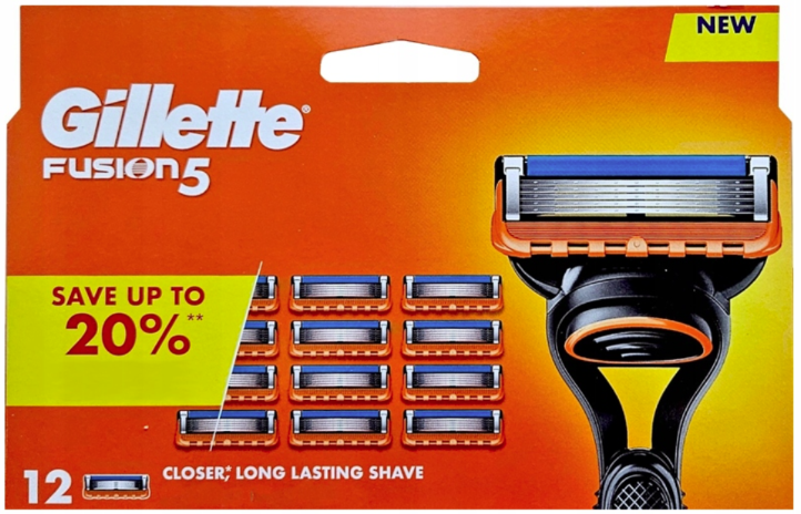 Картридж Gillette "Fusion5" (12), фото 1