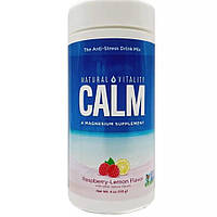 Антистресовий напій смак малина лимон Natural Vitality (CALM Powder Raspberry Lemon) 113 г