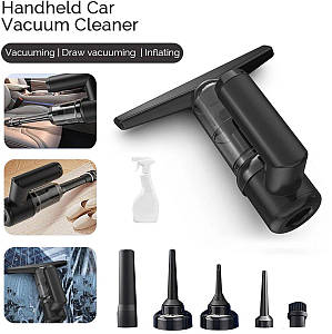 Мобільний пилосос для миття вікон Повітродувка — 5 в 1 Висока потужність всмоктування