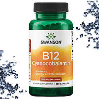 Swanson B12 Cyanocobalamin 500 мг 250 капсул