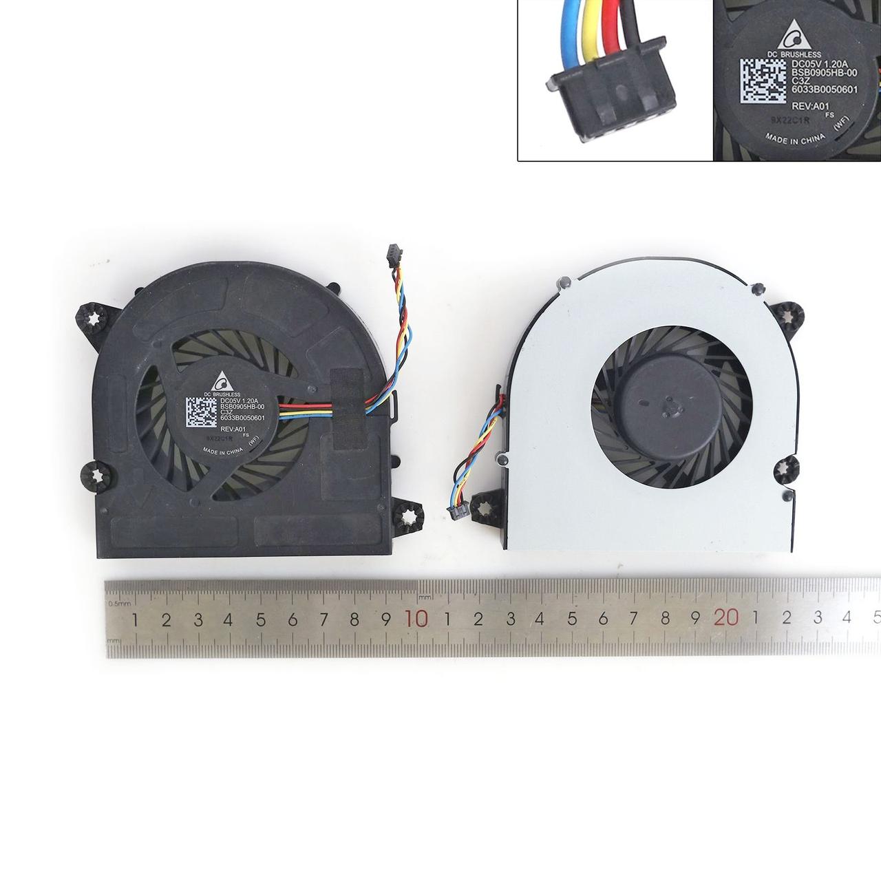 Вентилятор для HP Envy Curved 34-B0 34-B1 AiO PC series, (915488-001, 6033B0050601, BSB0905HB-00, Original), фото 1