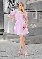 Платье Стаф Женское Розовое Однотонное Базовое Staff Not Pink Shopingo Сукня Стаф Жіноча Рожева Однотонна