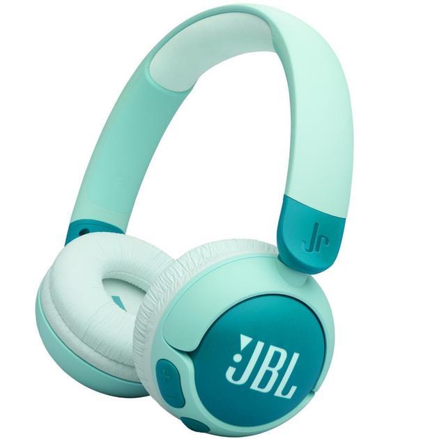 Навушники JBL JR 320BT, Green/Blue, Bluetooth, мікрофон, акумулятор 500 mAh, дитячі