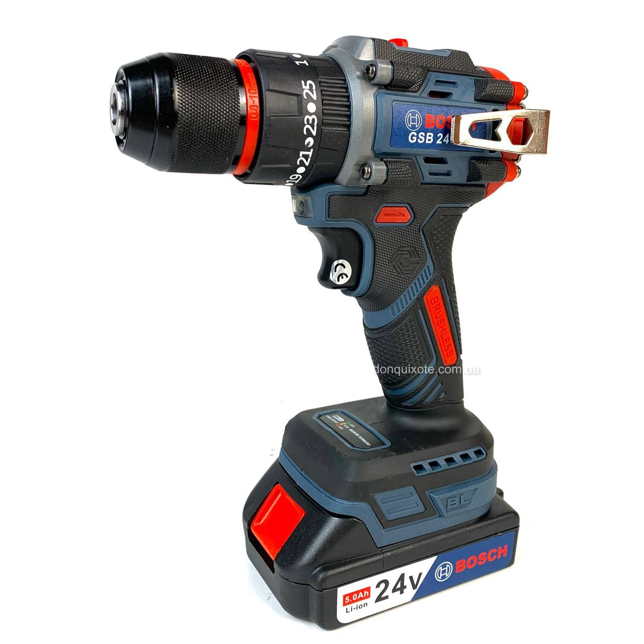 Акумуляторний ударний шурупокрут Bosch GSB 24-2LI 24V, 5h безщітковий
