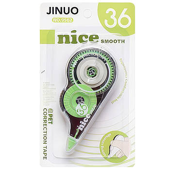 Коректор стрічковий у пластиковому корпусі 36 метрів JINUO 9562 ширина 5мм