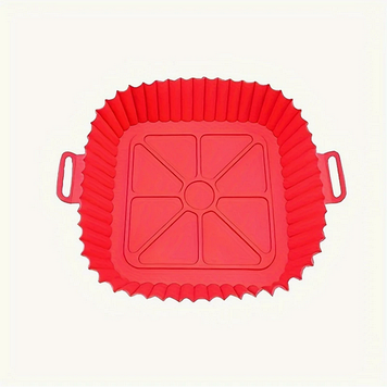 Силіконова квадратна форма для аерогрилів та аерофрітюрниць W-499 червоний