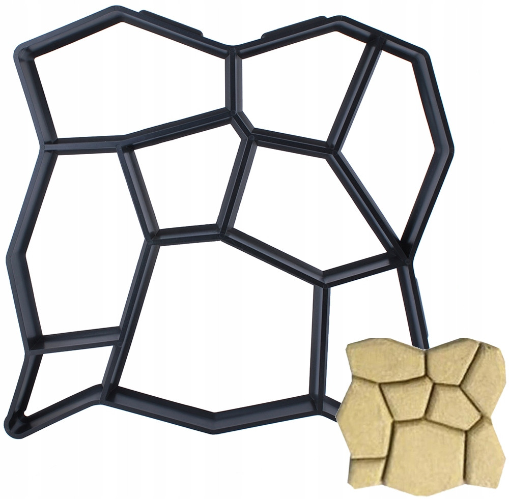 Форма Для Садової Доріжки 430 х 425 x 40 мм (35060)