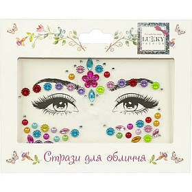 Дитячі стрази для обличчя "Квіткова фантазія" Lukky T20924, Toyman