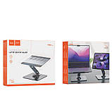 Тримач настільний Hoco PH52 Plus Might metal rotating Metal gray, фото 7