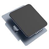 Тримач настільний Hoco PH52 Plus Might metal rotating Metal gray, фото 8