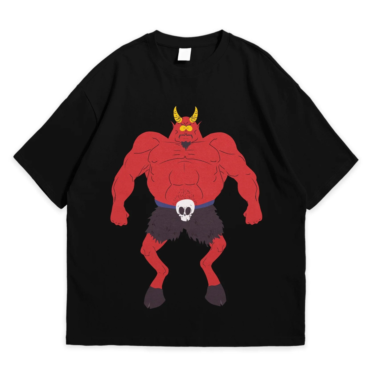 Футболка з принтом Південний парк South Park Satan L Чорний
