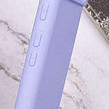 Чохол Silicone Cover Lakshmi Full Camera (AA) для Google Pixel 7a | Мікрофібра Бузковий / Dasheen, фото 2