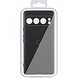 Чохол Silicone Cover Lakshmi Full Camera (AA) для Google Pixel 9 Pro XL | Мікрофібра Чорний / Black, фото 2
