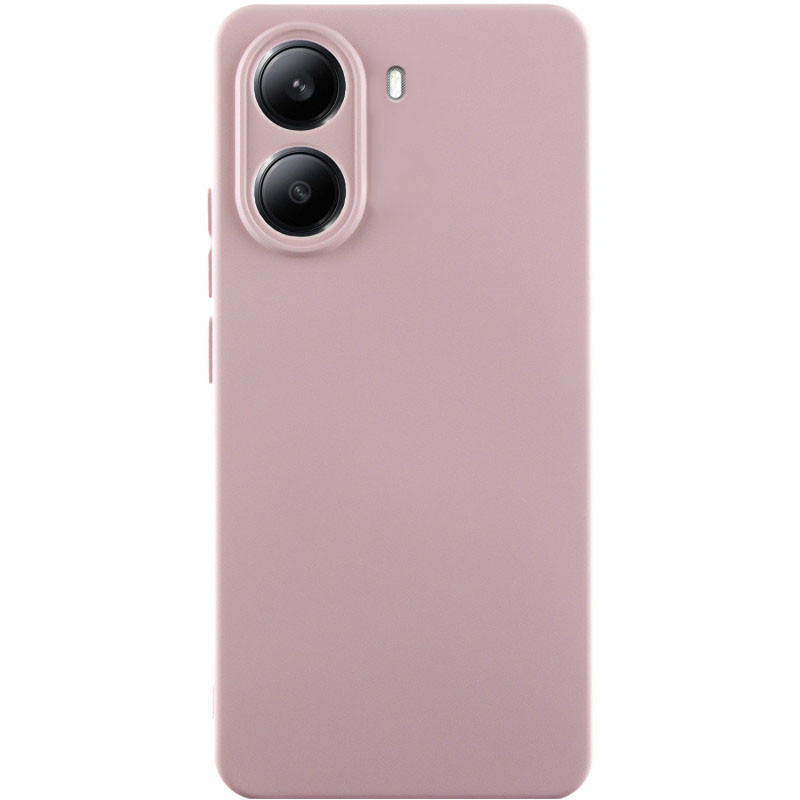 Чохол Silicone Cover Lakshmi Full Camera (AA) для Xiaomi Poco X7 Pro | Мікрофібра Рожевий / Pink Sand, фото 1