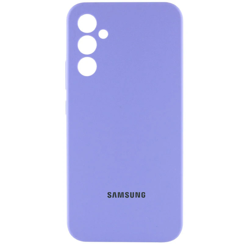 Чохол Silicone Cover Lakshmi Full Camera (AA) для Samsung Galaxy A56 5G | Мікрофібра Бузковий / Dasheen