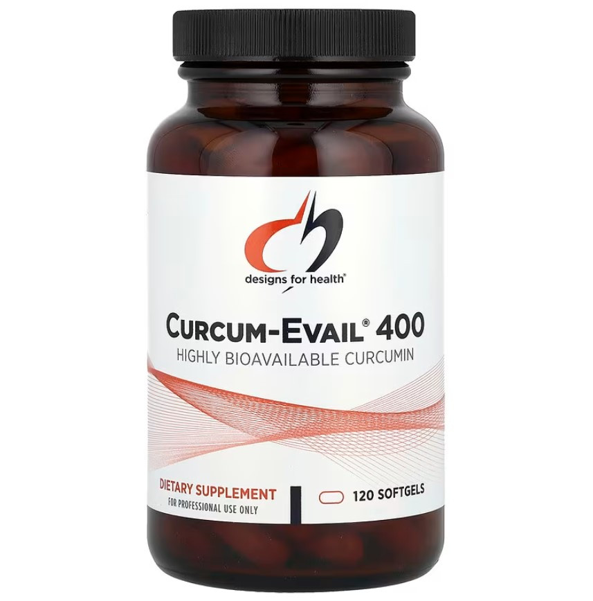 Designs for Health Curcum-Evail / Куркумін із високою біодоступністю 400 мг 120 капсул