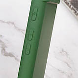 Чохол GETMAN Liquid Silk Full Camera для Google Pixel 6 | TPU + Мікрофібра Зелений / Dark green, фото 2