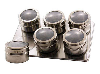 Набір банок для спецій 6шт 4,5х6см 16769-4 ТМ ZAUBERG FG