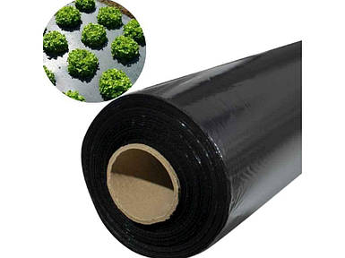 Плівка п/е (поліетиленова) чорна 30мкр х 1,2 х 500м мульча (17кг) арт.ПМУФ121 ТМ SHADOW FG