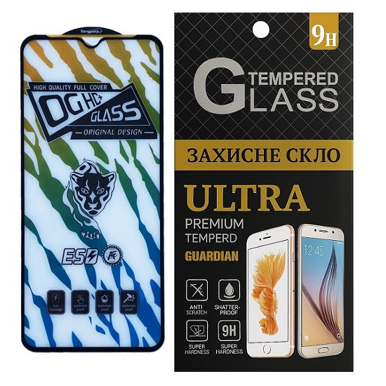 Захисне скло OG Yongpoly для Infinix Hot 20 5G / Hot 20i 9H, ESD, з чорною рамкою, фото 1