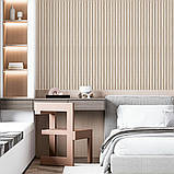 Рейка декоративна PS 2900х120х12мм Білий дуб SW-00001741, фото 7