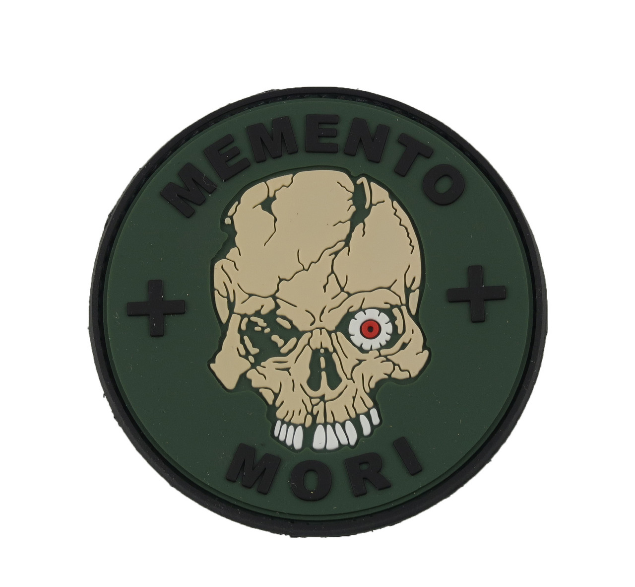 Шеврон ПВХ на липучці "Мemento mori" 6,5см