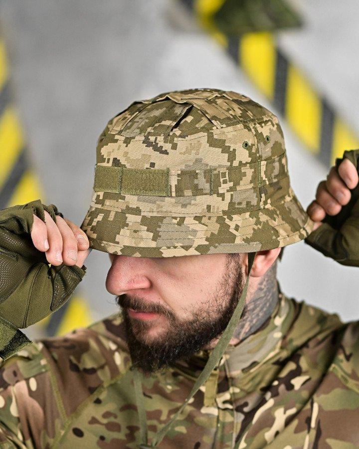 Військова панама patriot, армійська панама піксель, тактична панамка patriot піксель 55\57