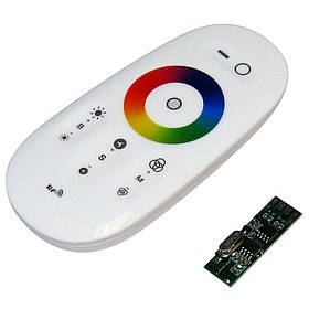 Контролер смарт RGB 5-24V, пульт RF сенсорний