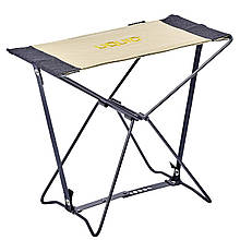 Стілець розкладний Uquip Fancy Sand/Grey (244041) для кемпінгу та риболовлі сталевий каркас 100 кг поліестер 600D Ripstop