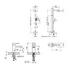 Набір змішувачів Wawel 001 + Wawel 1030 Chrome, фото 2