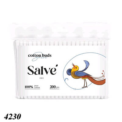 Ватні палички Salve 200 шт.