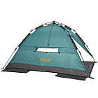 Намет Uquip Buzzy UV 50+ Blue/Grey швидкозбірна пляжна палатка для 2 осіб захист від UV 215x150x115 см, фото 3