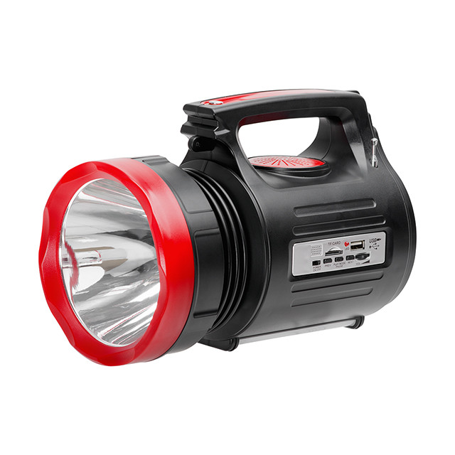 Ліхтар акумуляторний 1LED 5W + 22 SMD, виносна сонячна панель, виносні 3 led лампи (кабель 3м), радіо, кабель