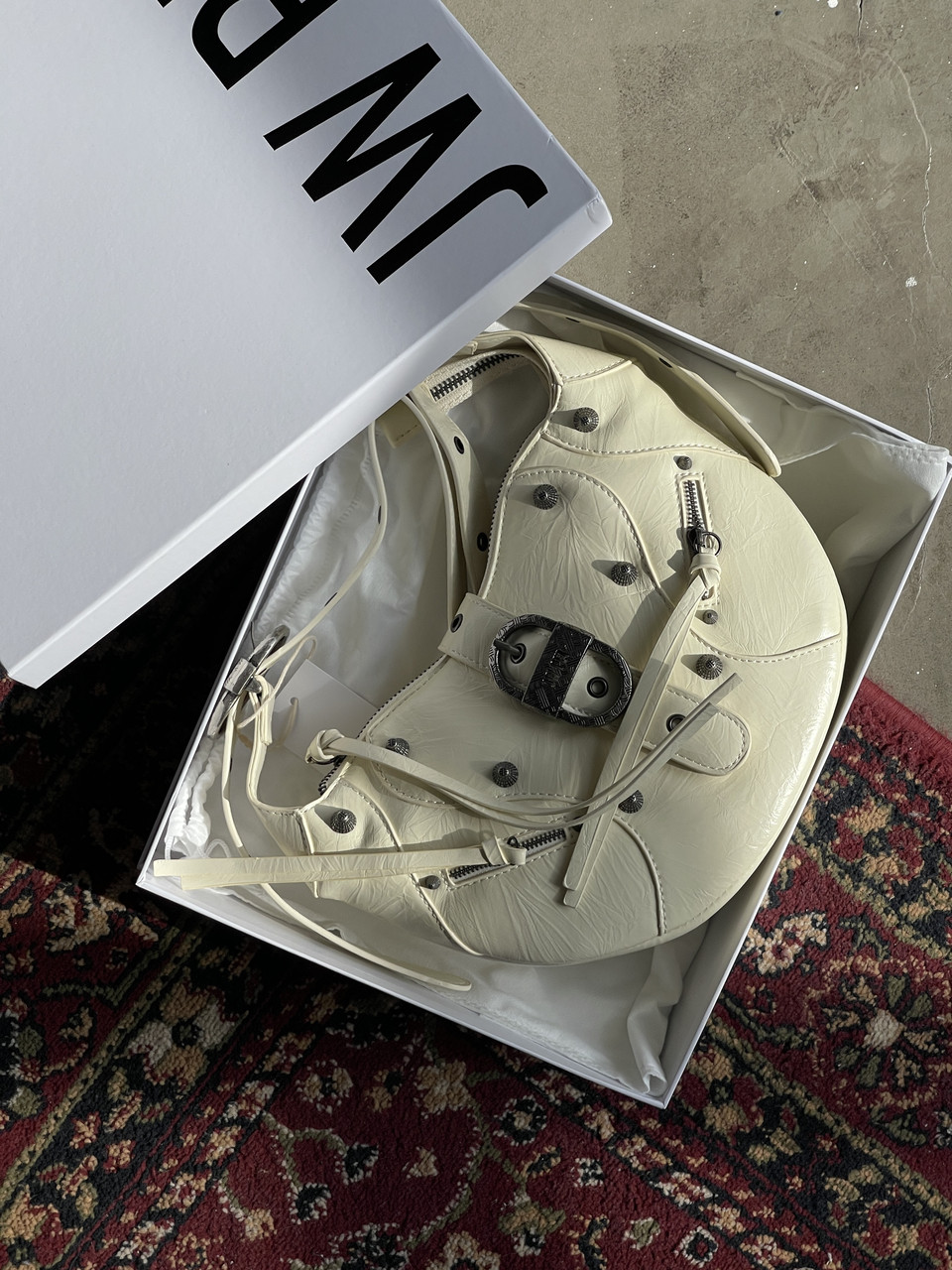 Сумка JW PEI Tessa молочна, фото 1