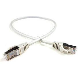 Патч-корд FTP EServer (FTP CORD-0.5M-GRY) RJ45, Cat.5e, 0.5 м, сірий