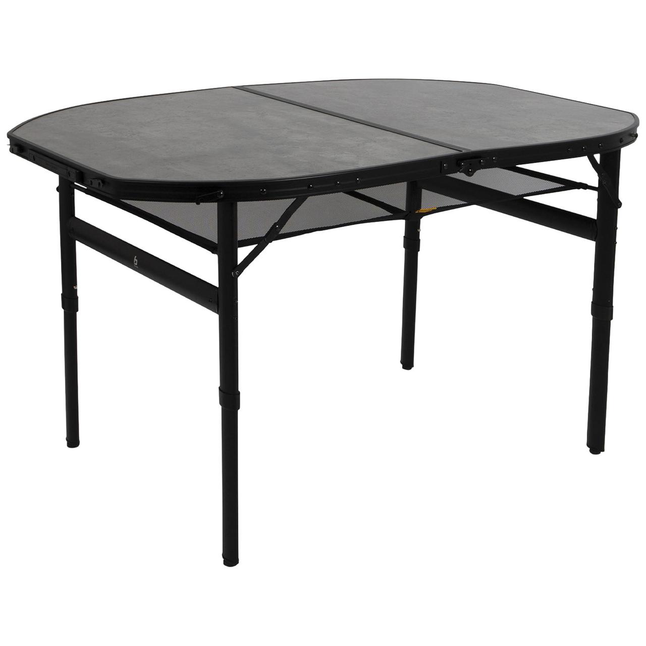 Стіл Bo-Camp Northgate Oval 120x80 cm Black/Grey 1404187, фото 1