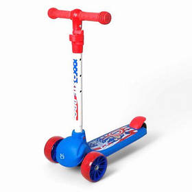 Самокат дитячий 3-х коліс   2 колеса, PU світло, заднє пластик (КАПІТАН АМЕРИКА) [tsi264178-TSI]